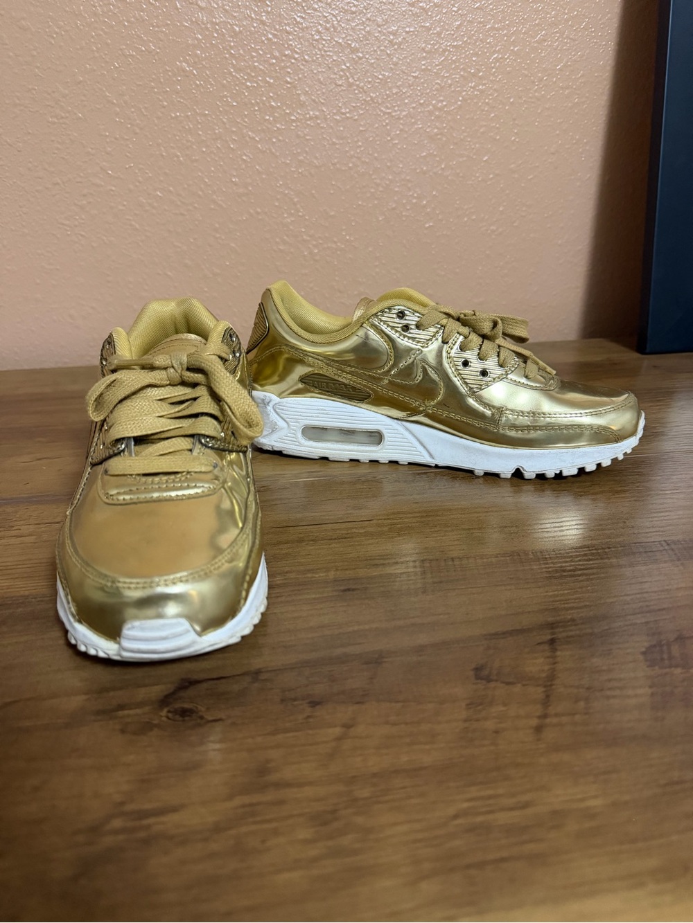 Nike Women’s Metallic Gold Sneakers